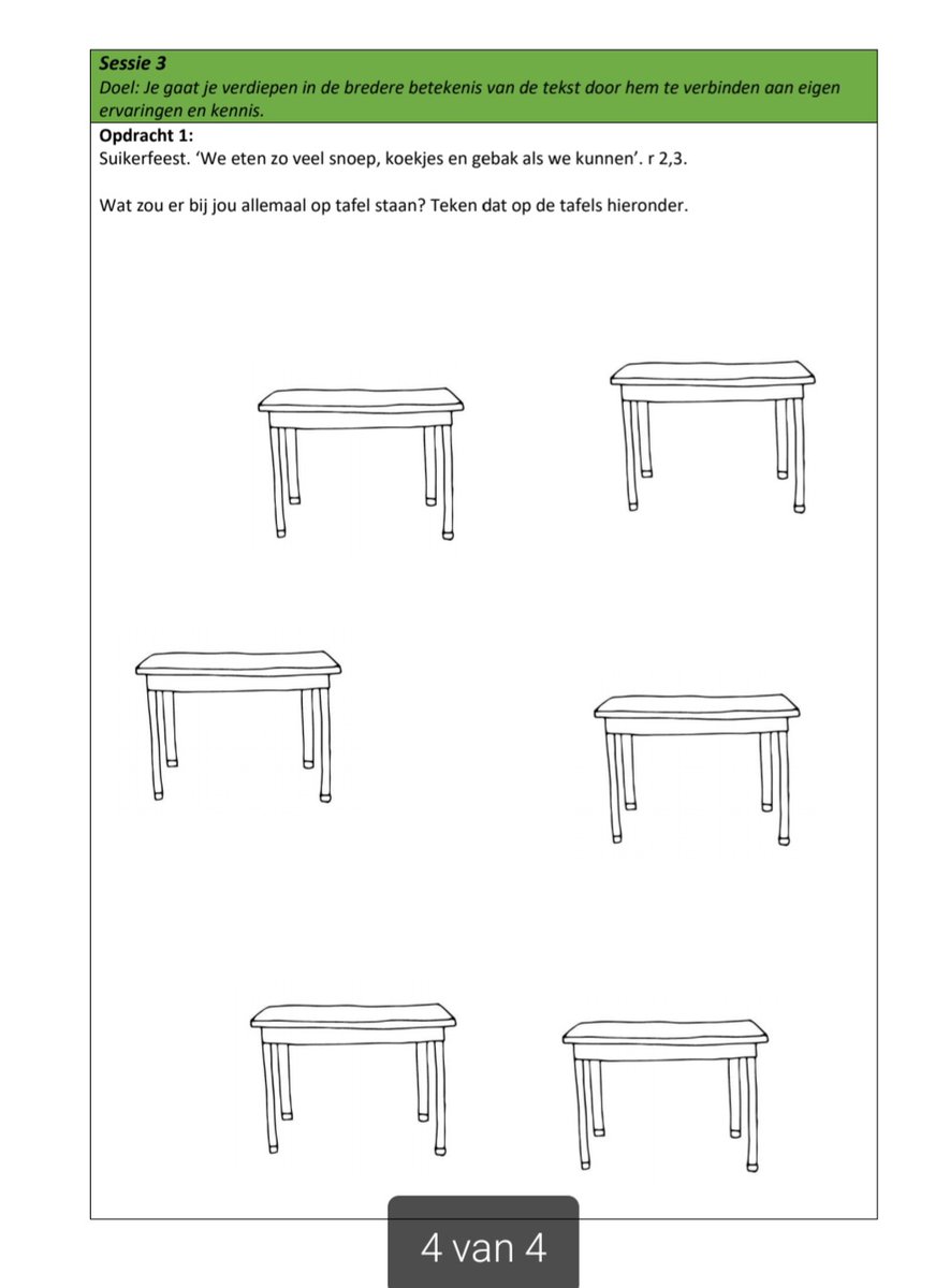 Sessie 1 tm 3 van de #closereading over het #suikerfeest van komende week. #reading #lezen