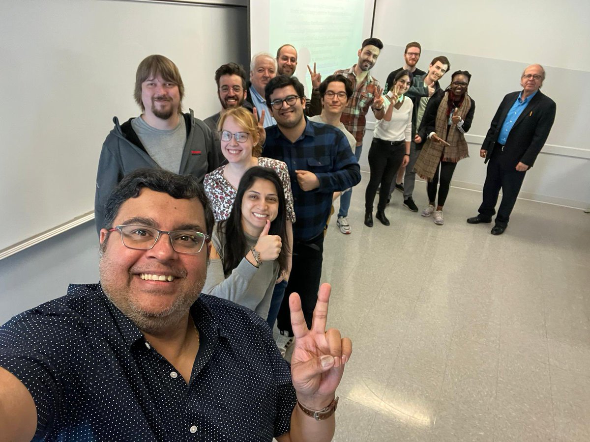 electrifiedshel's tweet photo. A terrific turnout today at the @ieee_ies #DistinguishedLecturer (DL) talk at ETS-Montreal. Thanks to Prof. Kamal Al-Haddad for organizing a great event. We discussed the @OT_STEER group’s recent work on #batterysafety, #charging, #powerelectronics, #emobility, and #DigitalTwins. https://t.co/QDiOwhD9cN