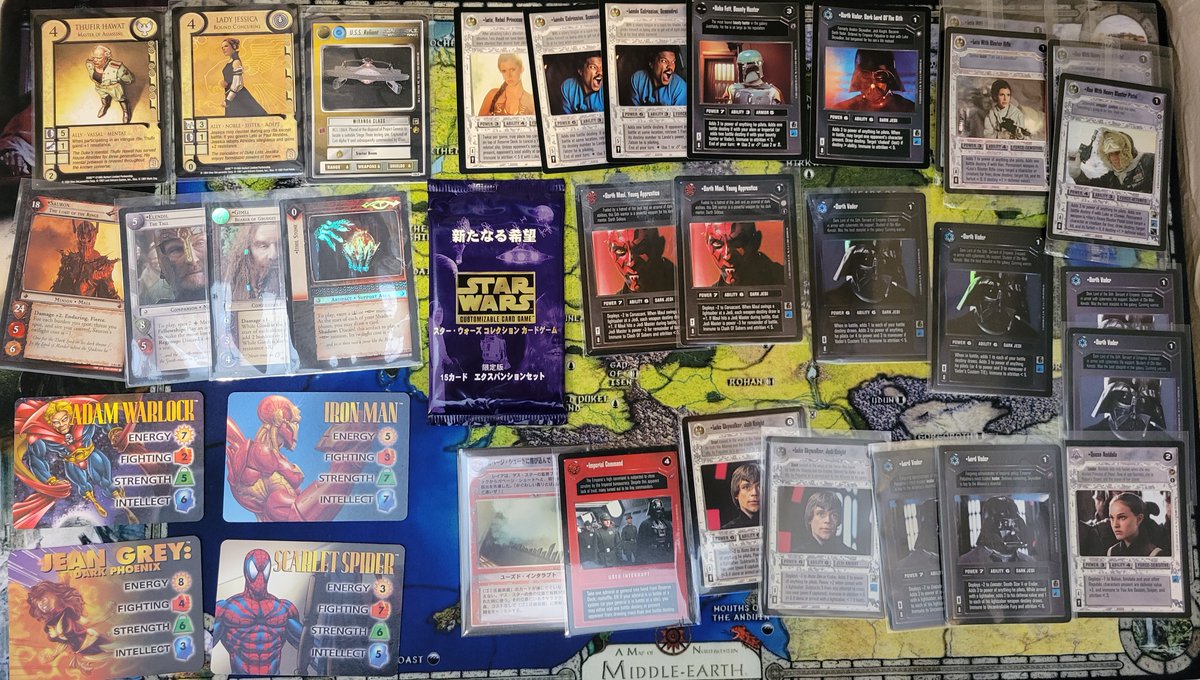 CategoryOneGame's tweet photo. So many great games saw large restocks today at https://t.co/hm9QSPTbsM - Dune, VS System, Star Wars CCG, Star Trek CCG, Overpower, and Lord of the Rings.
#CCG #CardGames #OutofPrint #Deadgames #StarWars #StarWarsCCG #Dune #VSSystem #StarTrek #Picard #Overpower #Lordoftherings https://t.co/JKYHfV9tmZ