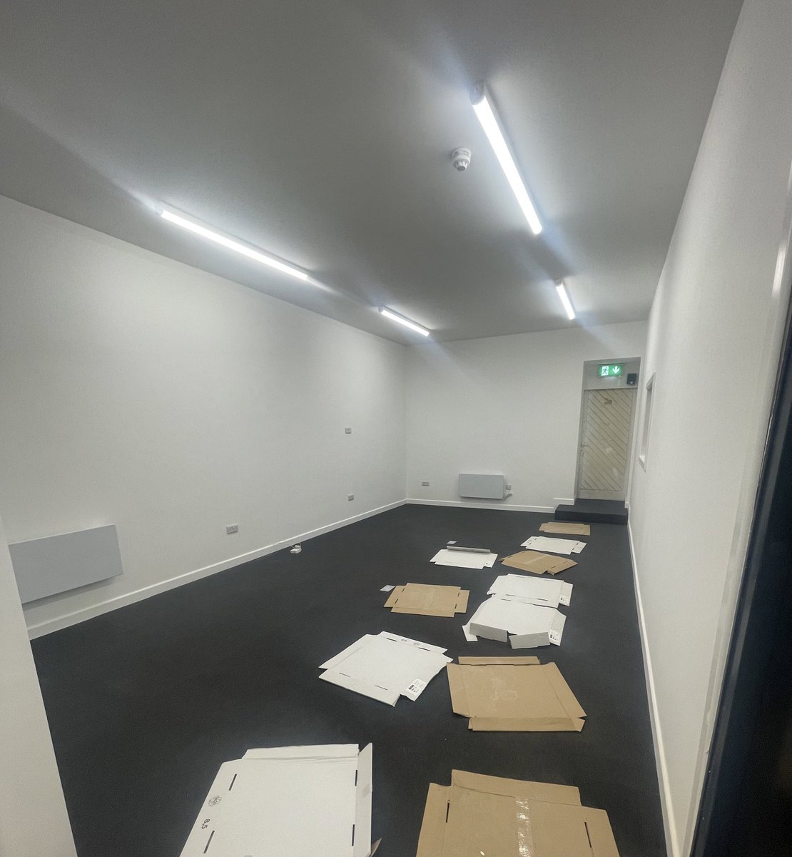 rtechgroup's tweet photo. Well, it’s been a great few months for us. 
Q1 ended with the completion of our warehouse and office expansion.
Some finishing touches needed. 
Excuse the emergency cardboard to protect the new carpet. https://t.co/SOqEnryMi8