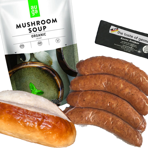 We have many choices of soups, sauces, Spätzle and sausages perfect for National Mushroom Day &amp; National Pretzel Day this month. On Sale - mailchi.mp/germanfoods.or…
