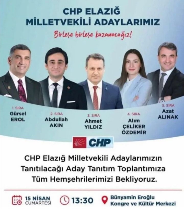 CHPElaziz's tweet photo. https://t.co/Tqbba7DCZD