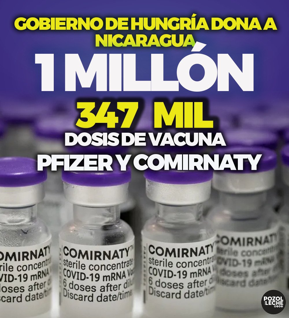 Vacunas para prevenir el Covid-19 en las familias nicaragüenses. #PuebloVictorioso #Nicaragua