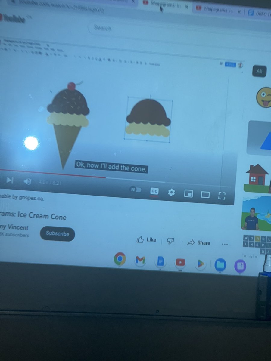 jenfunke's tweet photo. We enjoyed learning about ⁦@shapegrams⁩ this afternoon! students were soon adding their own creative details! ⁦@Seaside_elem⁩ https://t.co/MExdnH3UlP