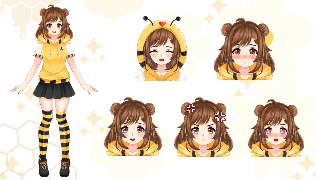lorebeet's tweet photo. 🐝Hola! Me llamo LoreBee soy una Beetuber abejita, me gustan los videojuegos, dibujar e intento repartir una dosis de miel diaria a quien se me cruce 🙇‍♀️ bzz💛 

🍯: https://t.co/o7UGH0UNRm 
🍯: https://t.co/xWxYudJ5EU 

#lorebeeart  

#VTuber #VtuberES #VTubers #VtuberUprisings https://t.co/1eTuAQsl7Q