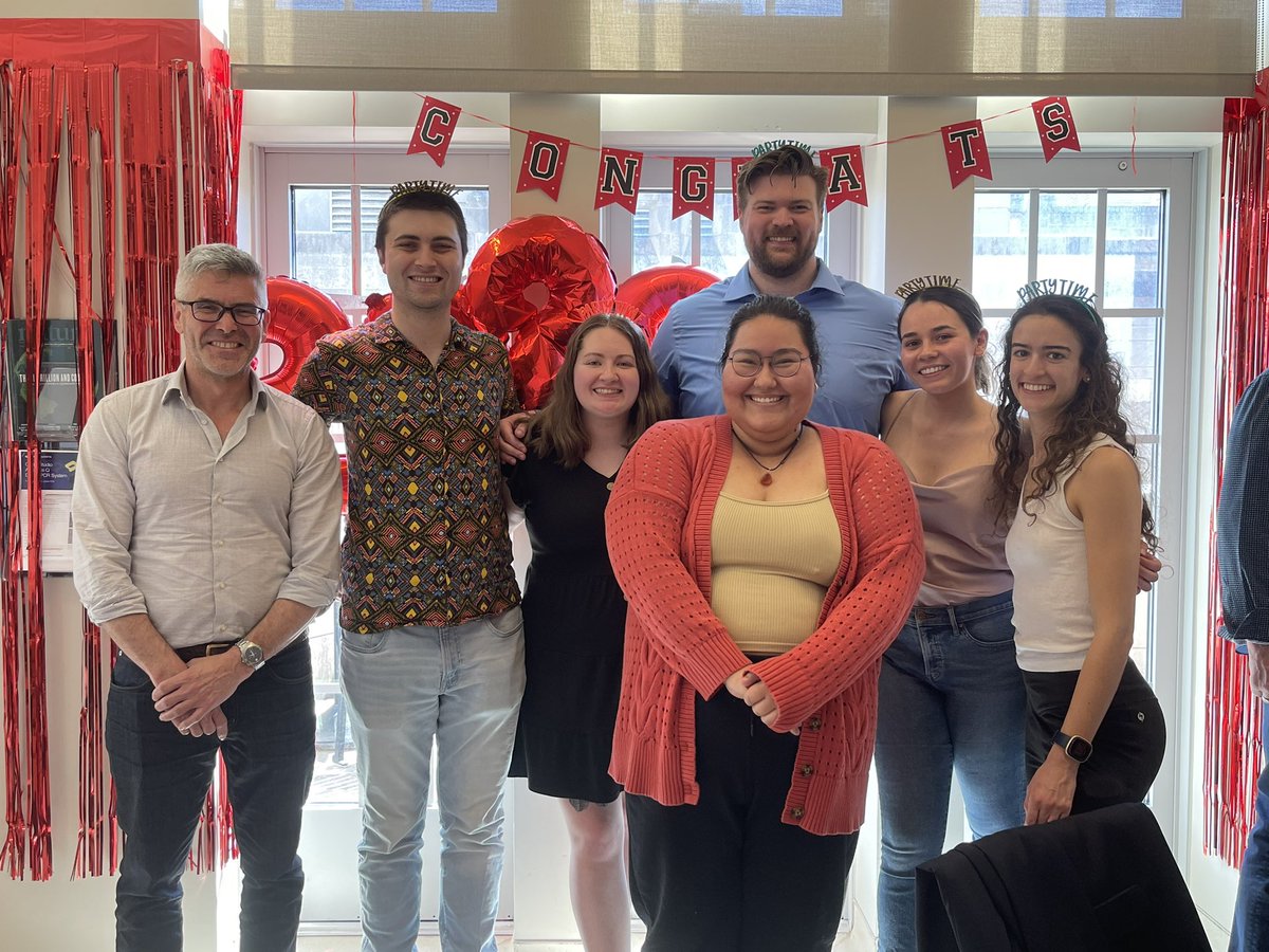 Introducing Dr. Jack Crawford!! Our latest graduate defended his thesis today. We will miss his leadership and science in lab but are so proud of him to be #PhDone