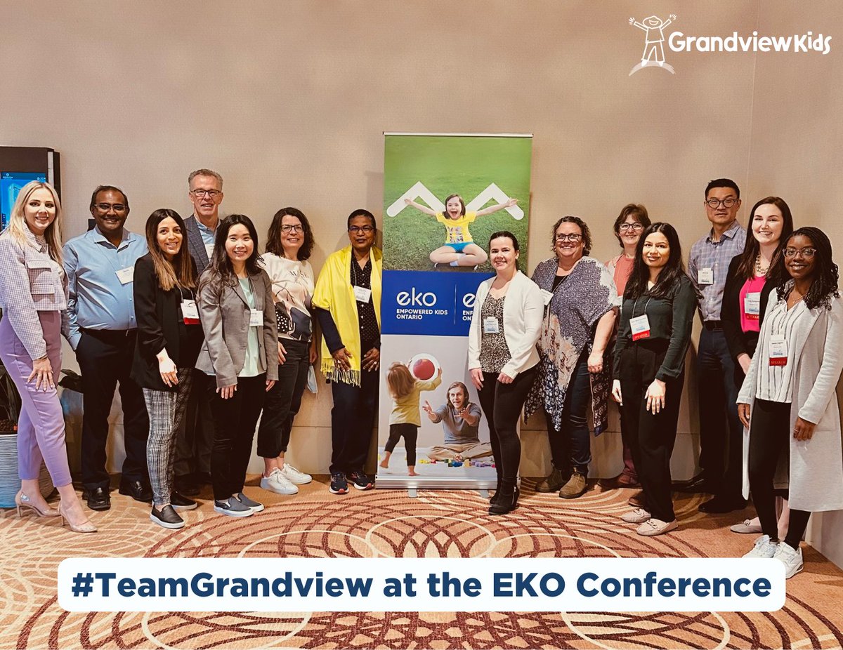 GrandviewKids's tweet photo. This Wednesday and Thursday, our #TeamGrandview staff attended the @EmpoweredKidsON Spring Symposium in Toronto.

#EKOSS23 https://t.co/hqs3KGOzi7