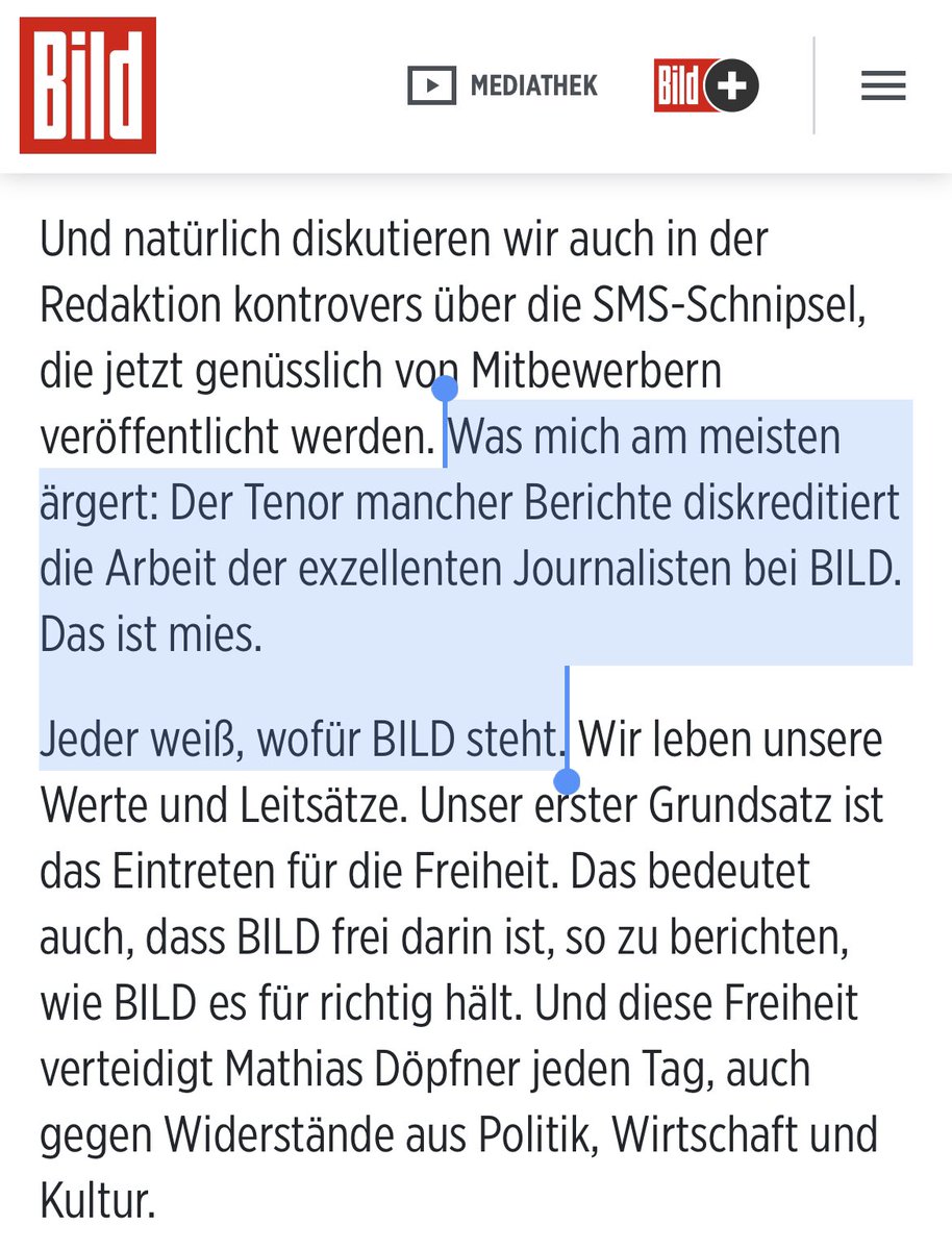 DerMestermann's tweet photo. Was die BILD-Chefredakteurin an der #Doepfner-Enthüllung „am meisten ärgert“: https://t.co/VJM5zlZFfP