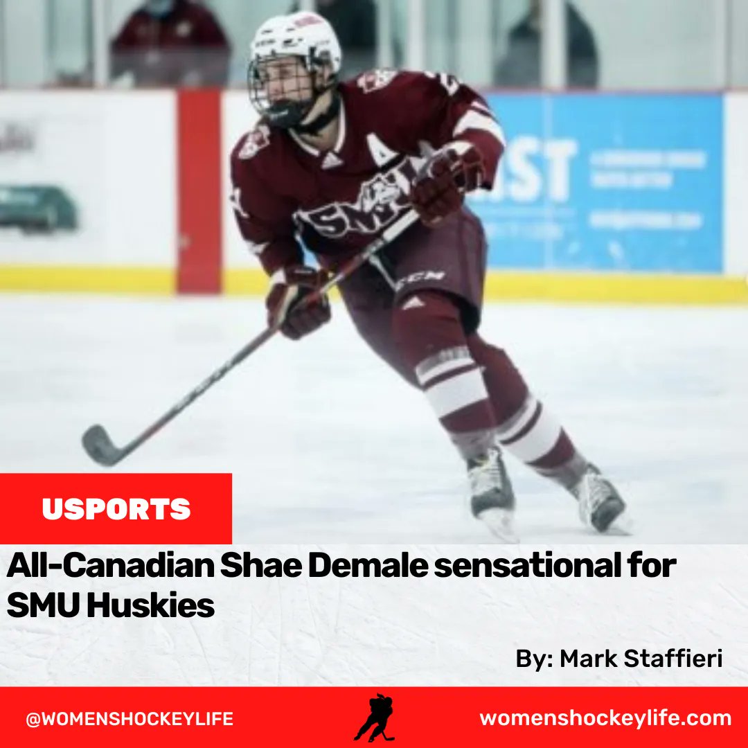 WHLOfficial's tweet image. Assembling a season to remember, Saint Mary’s Huskies forward and leading scorer Shae Demale ascended to superstar status.

Article 👉 buff.ly/41bcDLW 

@smuhuskieswh
@SMUHuskies
@USports_Hockey
@SDemale 
@staffieri_mark