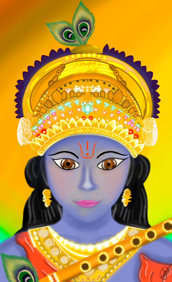 "Krishna" by <a href="/shreyadoesart/">shreyadoesart.eth | NFT.NYC 2024</a>  minted on <a href="/objktcom/">objkt</a> 
1/1 artwork
Accepting Offers till 12 PM Midnight
Wishing everyone a lot of Luck, Prosperity and Harmony on this Vishu

Link 👇