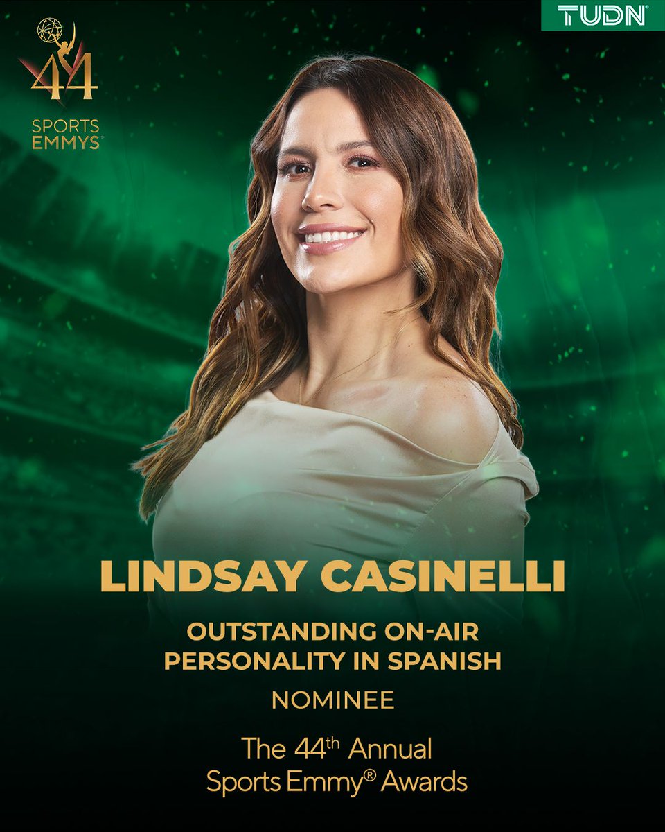 Congratulations @lindsaydeportes for this great nomination! @tudn #sports #spanishcontent #femaletalent