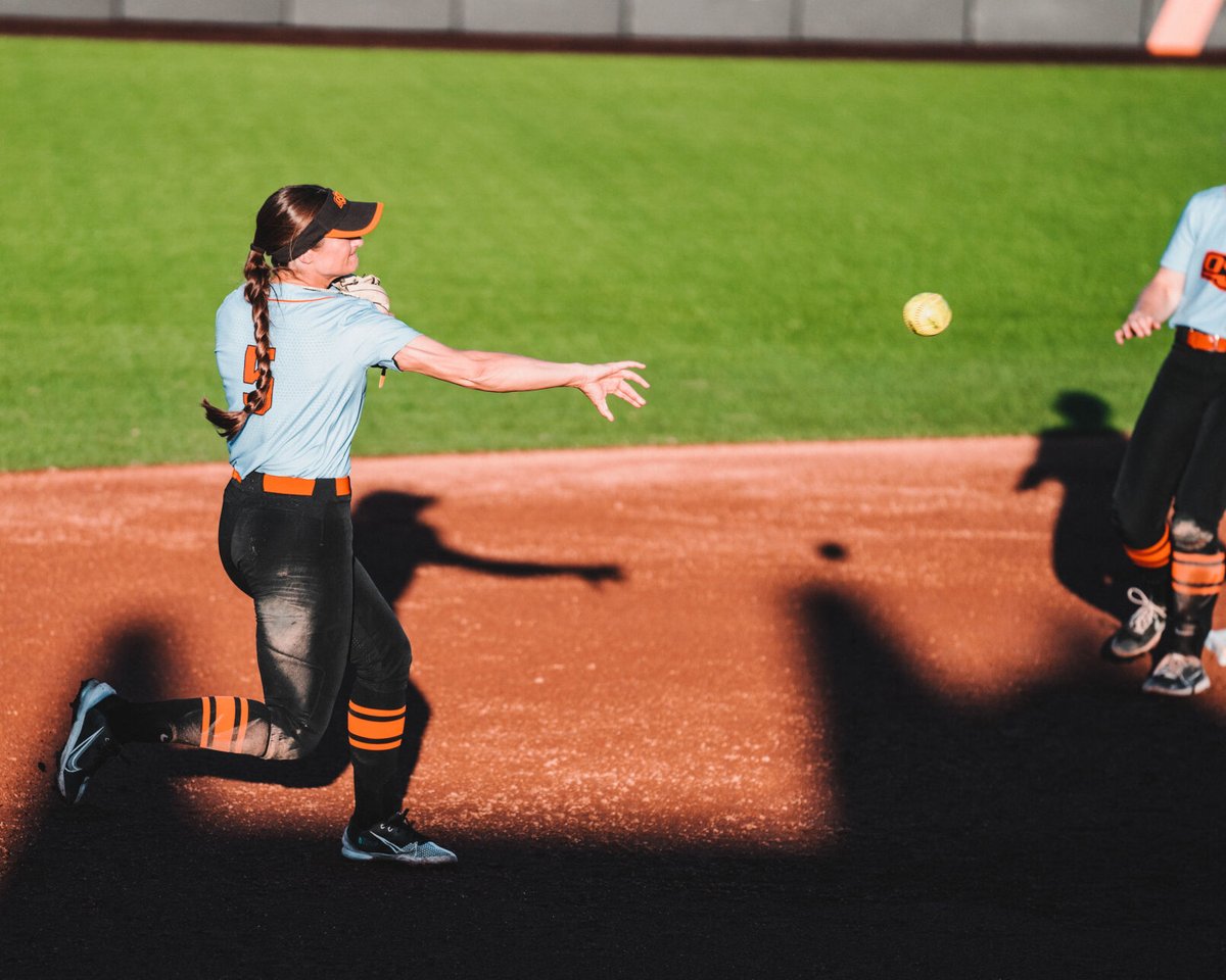 OColly's tweet photo. Anyone down for some Cowgirl softball? 
Tonight at 6 p.m., the Cowgirls will play Iowa State at the Cowgirl Stadium. 
Can't make it tonight? We got you covered! Check out our sports writers' stories this weekend on https://t.co/WFxsklTVs8 #supportstudentmedia 

📸: Chase Davis https://t.co/mz3ZSlr0m0