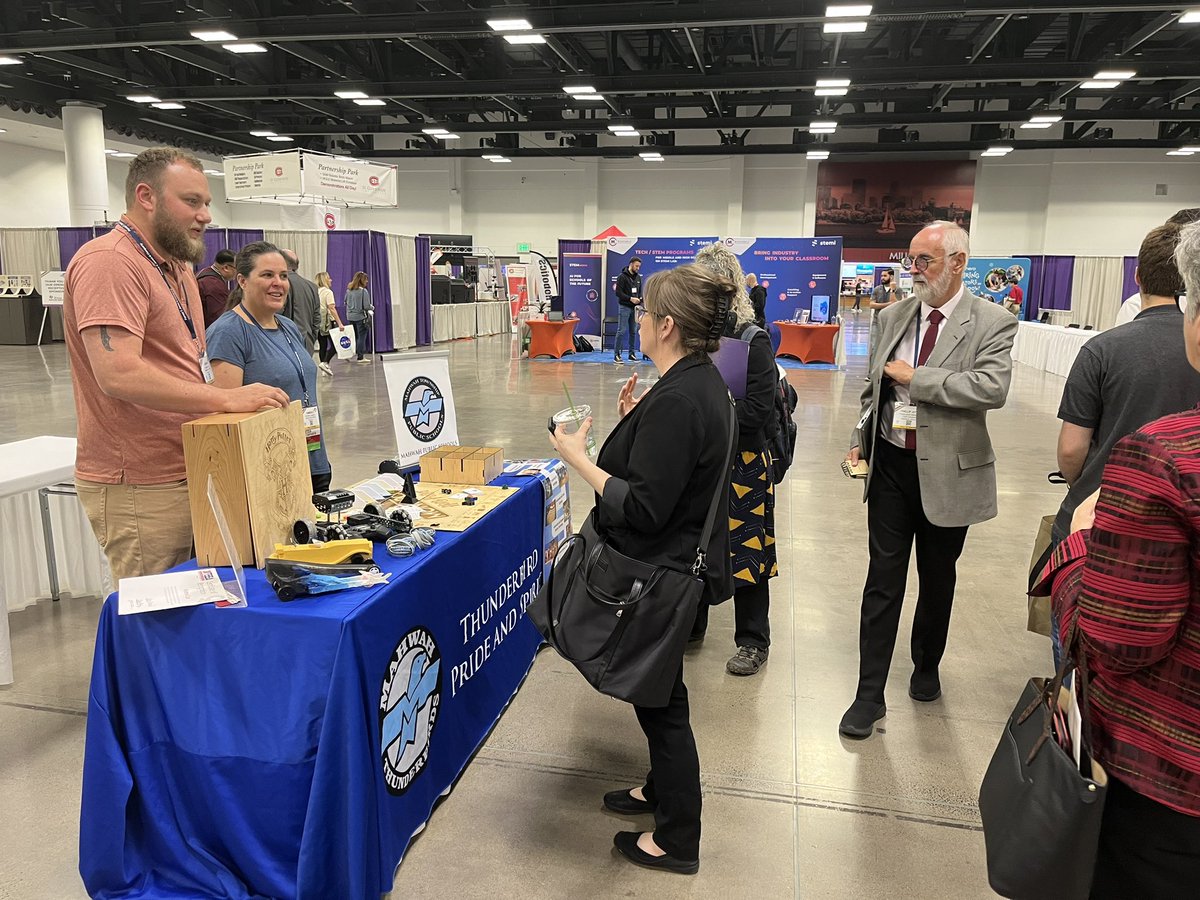 MahwahHS's tweet image. MHS—in the ITEEA STEM Showcase—an exhibition of best practices in the teaching of technology and engineering education. Focusing on best practices related to learning, career pathway guidance, design thinking, and innovative project creation. #MahwahConnects #ITEEA2023
