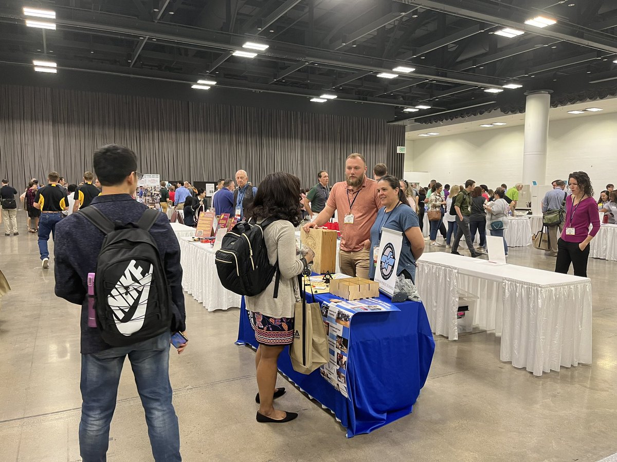 MahwahHS's tweet image. MHS—in the ITEEA STEM Showcase—an exhibition of best practices in the teaching of technology and engineering education. Focusing on best practices related to learning, career pathway guidance, design thinking, and innovative project creation. #MahwahConnects #ITEEA2023