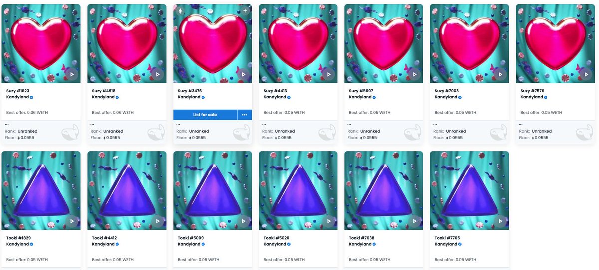 Gelos_HaHa's tweet photo. For the record, i'm  bullish on @kandyland_io 

the art is 🔥🔥🔥 
their presense on socials: 
242K tik
175K 🕊️
40+k Ig
they didn't cave to impatient fudders with no attentions spans 

I have a hunch they have a plan. 

Full disclosure: I might own a few https://t.co/t78mTWcdlq