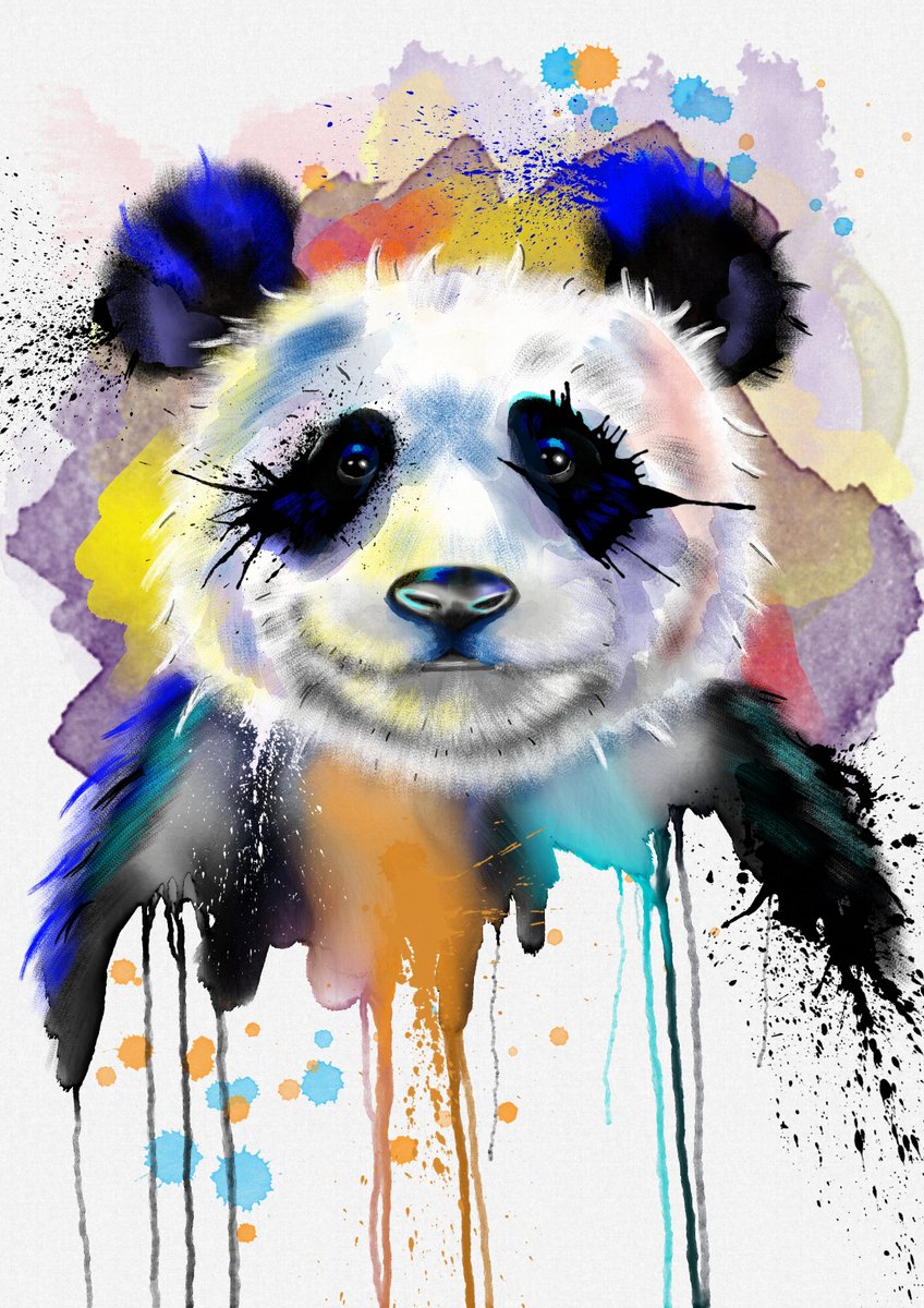 New piece in my Nature Series
🐼🐼

#anime #watercolour #illustration #animeart #animelover #animefan #watercolor #nature #comiccon #panda #pandalover #pandaanketceh #pandabear #bear #pandapainting