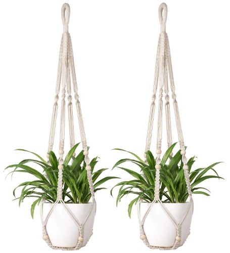 I just received Mkono Macrame Plant Hanger Indoor Hanging Planter Basket with Wood Beads Decorative Flower<a href="/tag/throne"class="tags"><span>#throne</span></a><a href="/tag/wishlist"class="tags"><span>#wishlist</span></a>