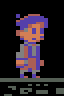 c64 version of the Teslagrad main character sprite
