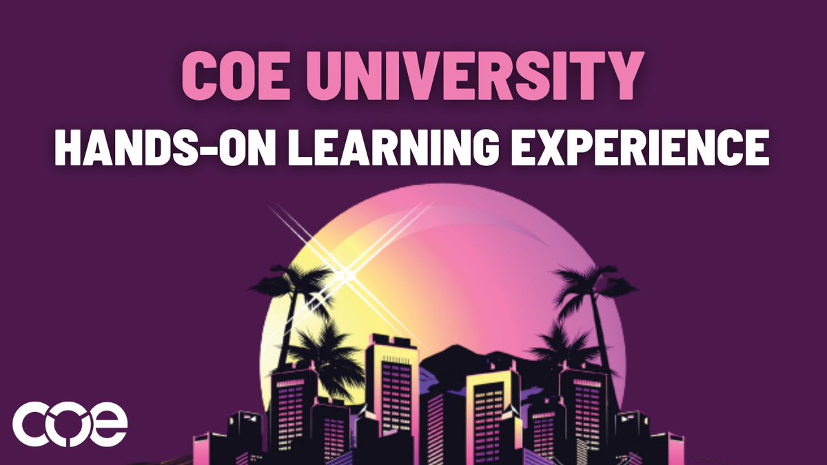 Enhance your 2023 #COExperience, happening April 16-19 in Miami, by attending a COE University session. These hands-on learning sessions are invaluable learning experience. Sessions will cover topics from MBSE to NETVIBES Data Science. bit.ly/40pNrAt