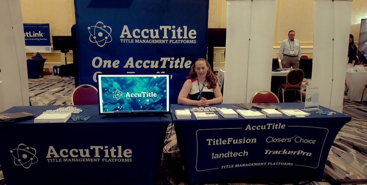 AccuTitle's tweet photo. We are already four months into 2023, and conference season is picking up! We look forward to our upcoming events like LLTA's Spring Conference and SLTA's Mid-Year Meeting.
#accutitle #titleinsurance #titlemanagementplatforms #conferences #2023 #LLTA #SLTA https://t.co/MdcEYB1mTG