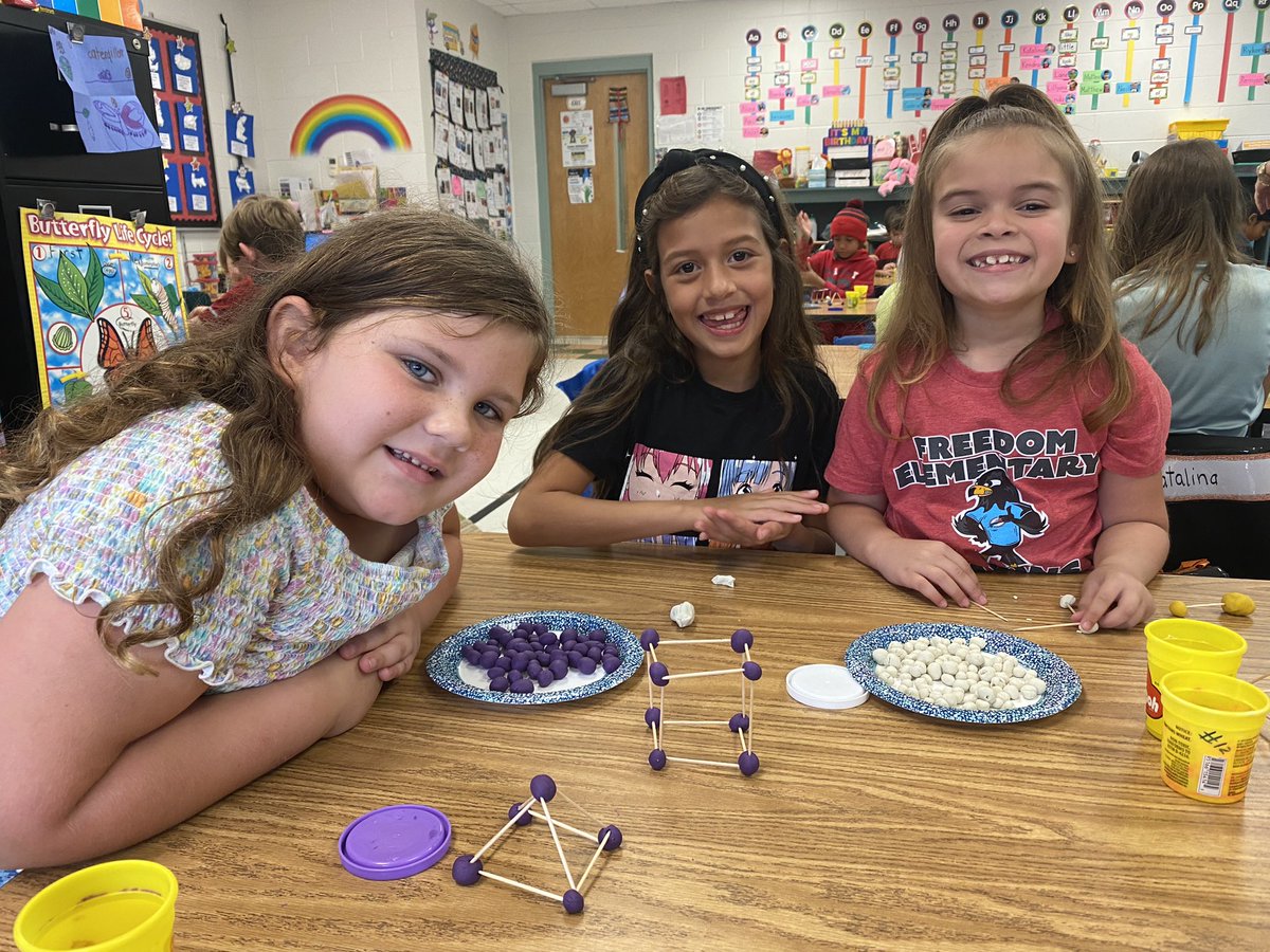 ashlea_hardock's tweet photo. My 3rd graders visited their kindergarten friends to build 2D and 3D shapes! So much fun💙 https://t.co/m0vghYPkPz