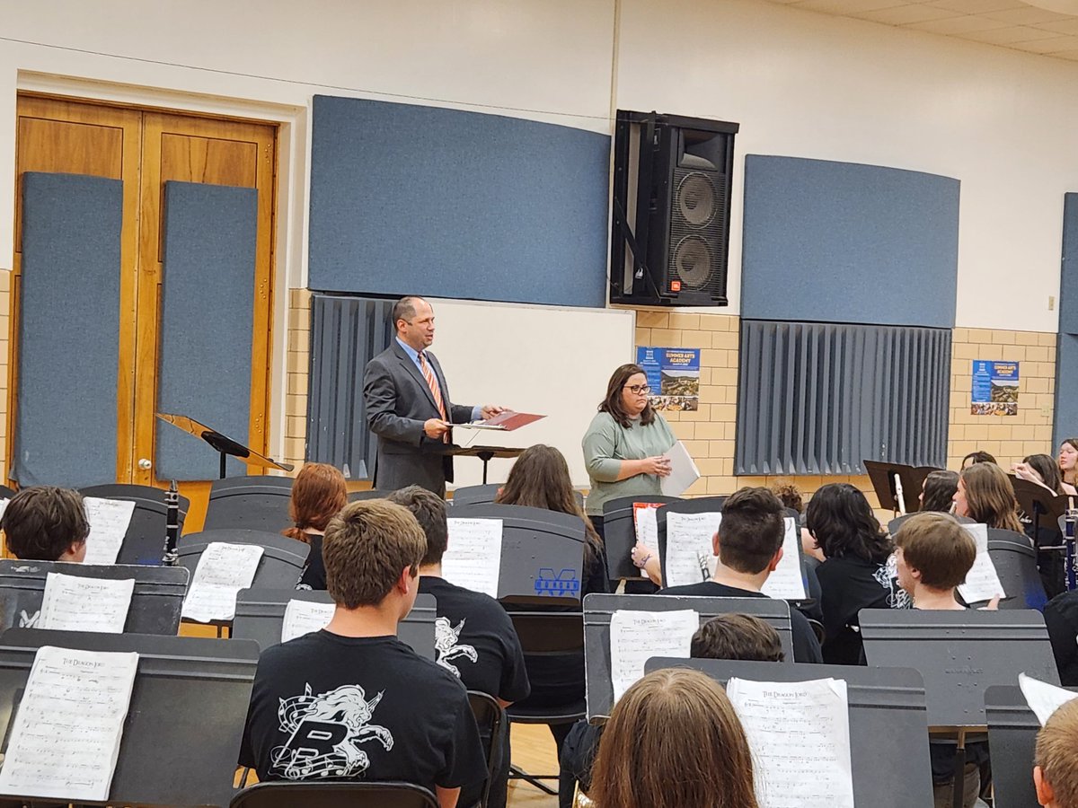 BCHS_Mr_J's tweet photo. The Boyd County Middle School Band sounded amazing at today's KMEA concert band assessment. Another distinguished rating for the BCPS music department. BRAVO! https://t.co/vXwPoaCmkm