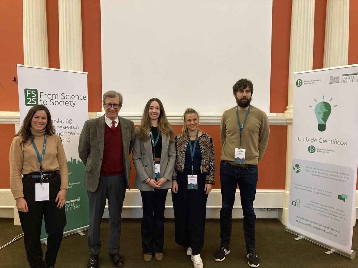 Gracias a Fundación Rafael del Pino y a su Club de científicos por invitarme a sus jornadas “from Science to Society” en Cambridge. 
<a href="/EmbSpainUK/">Embassy of Spain UK</a> <a href="/SpainCultureUK/">Spain Culture & Science UK</a>