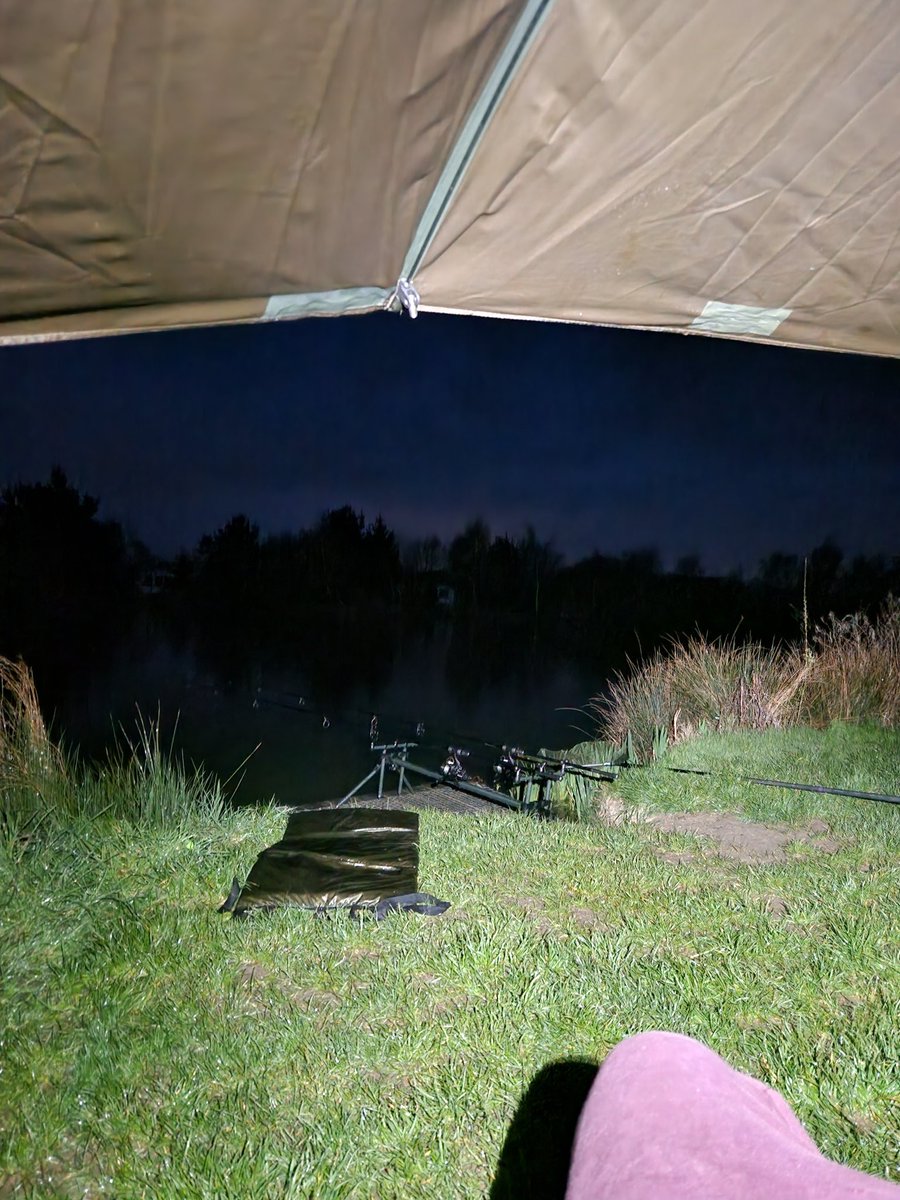 It's a little wet but a bit of piece and quiet by the lake will do just nicely 👌