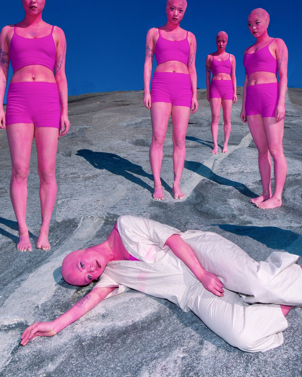 Paradise Lost. 

(body paint, self portrait, digital collage, 2023)