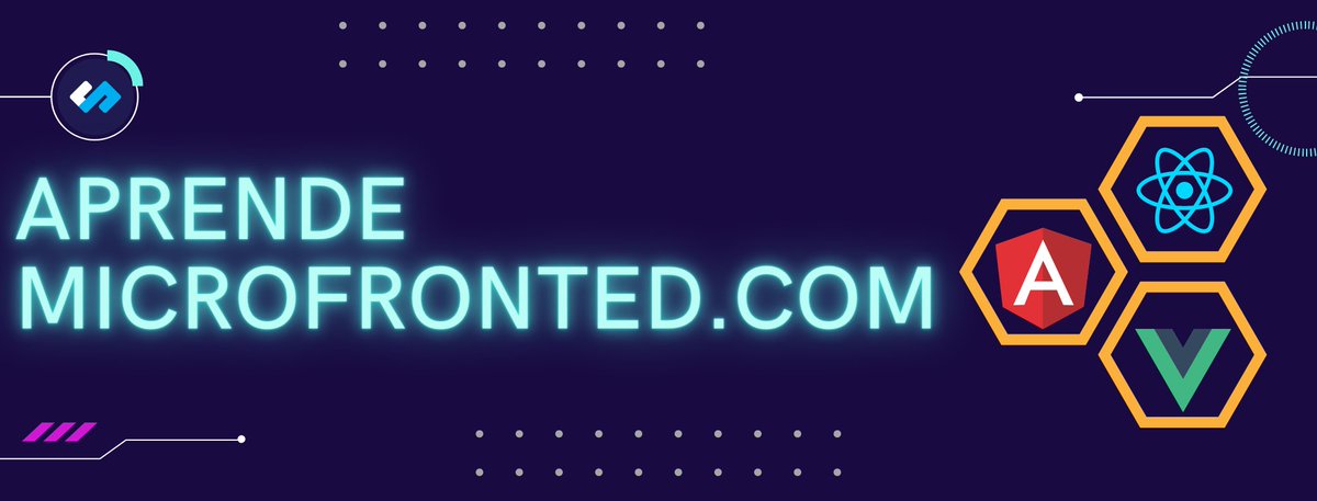 domini_code's tweet image. 🚀 ¡Aprende a crear aplicaciones web escalables con nuestro taller sobre #Microfrontend!
🌐 Únete a nosotros en aprende-microfrontend.com y domina esta tendencia en el desarrollo web.
¡No te lo pierdas!
#DesarrolloWeb #Frontend