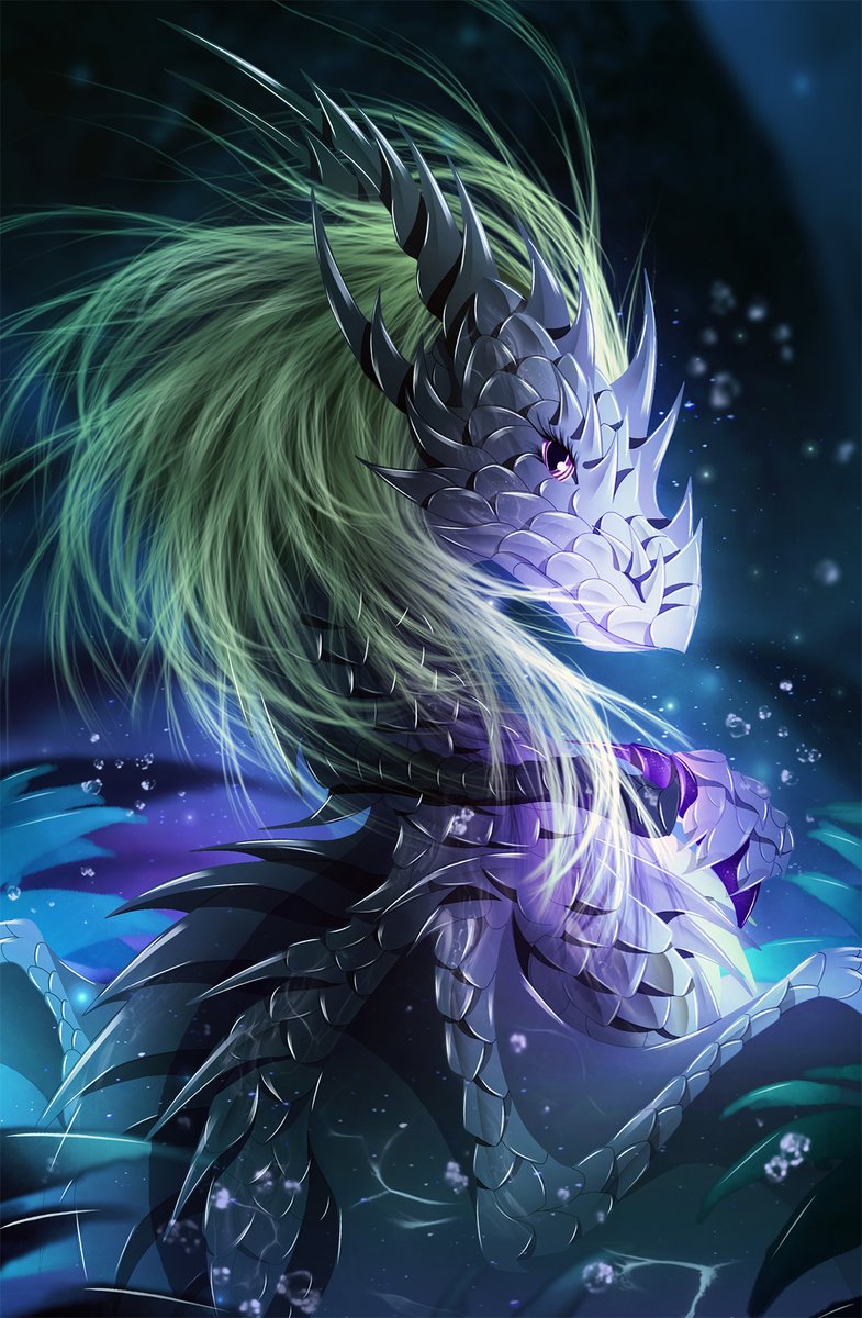 AmneraAzaries's tweet photo. My very first game artwork with Azaries. It was 2018. What a good, peaceful time it was...

#art #fantasy #dragon #dragons https://t.co/uOGvOvijkt