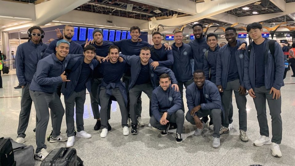 The boys ✈️ San Diego. 
#ALBvCFC