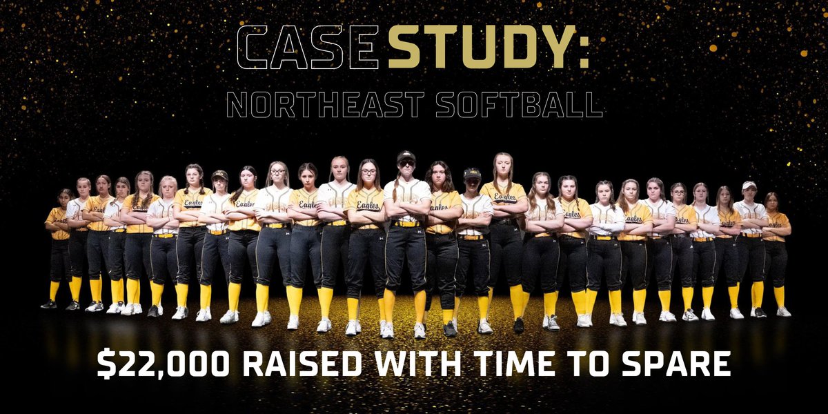 goldathletics's tweet photo. How did @NortheastESport Softball achieve fundraising goals w/ time to spare? 27 players. 1 dedicated Coach. Many committed supporters. Check out the latest Case Study on the #GABlog, featuring Coach @RobGoldMDDE & see how they made it happen! Link in bio @goldathletics https://t.co/gADqhEMK4k