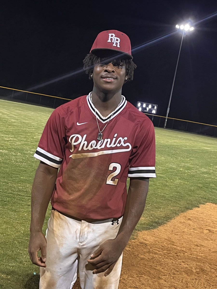Congrats to the baseball team for getting a big district win tonight! Mekhi with a big home run and struck out the side in the top of the 7th to close it out. Keep rising Phoenix! 🔥⚾️🔥