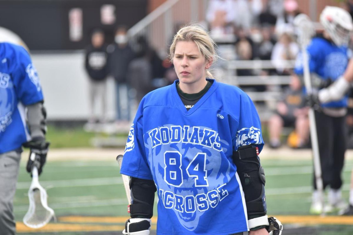 mhsfll's tweet photo. Throwing an appreciation post out to @kodiakathletics alum Kaitlynn Anderson, a trailblazer and member of @RiverHawkWLax. https://t.co/eAwoXqwqAF