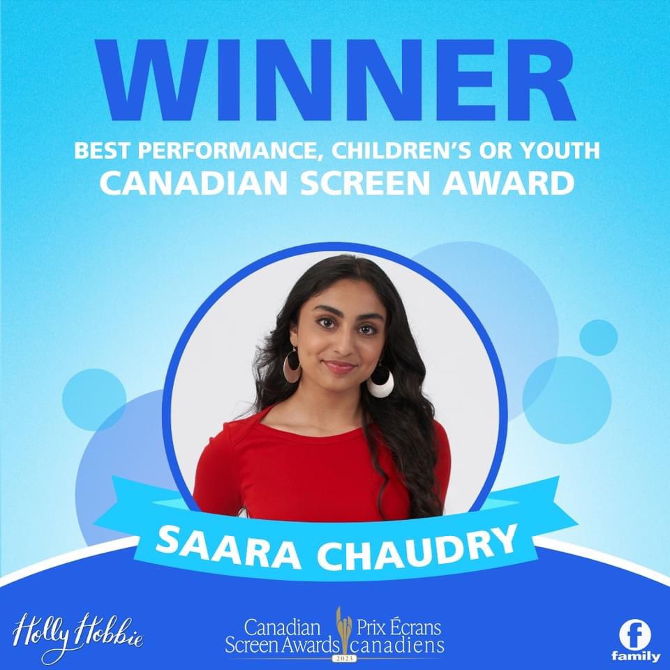 Congratulations to <a href="/its_triciablack/">Tricia Black</a> and <a href="/SaaraChaudry/">Saara Chaudry</a> for sweeping the Children’s &amp; Animation performance categories at the Canadian Screen Awards this week…and for our two favourite nominated shows to boot! <a href="/TheCdnAcademy/">The Canadian Academy</a> <a href="/SummerMemsTV/">SummerMemories</a> <a href="/HollyHobbieTV/">Holly Hobbie</a>