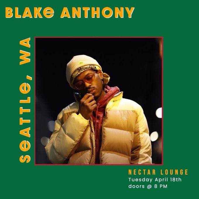 Next Tuesday! Catch me live on drums &amp; DJing for <a href="/BlakeAnthny/">Ōzaru</a> as we open up for <a href="/callmestevieray/">Stevie Ray</a> at Nectar Lounge. We’ll be premiering some brand new tracks off our upcoming EP &amp; you don’t wanna miss it! Ticket link in bio