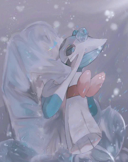 きにいった にんげんや ポケモンを れいきで こおらせる。 すあなに もってかえって かざるのだ。#ユキメノコの日 