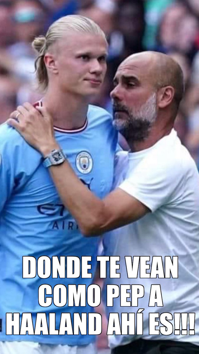 soydanyguzman's tweet photo. Ahí es !!! #Haaland #ManchesterCity https://t.co/MbNw3WvLY9