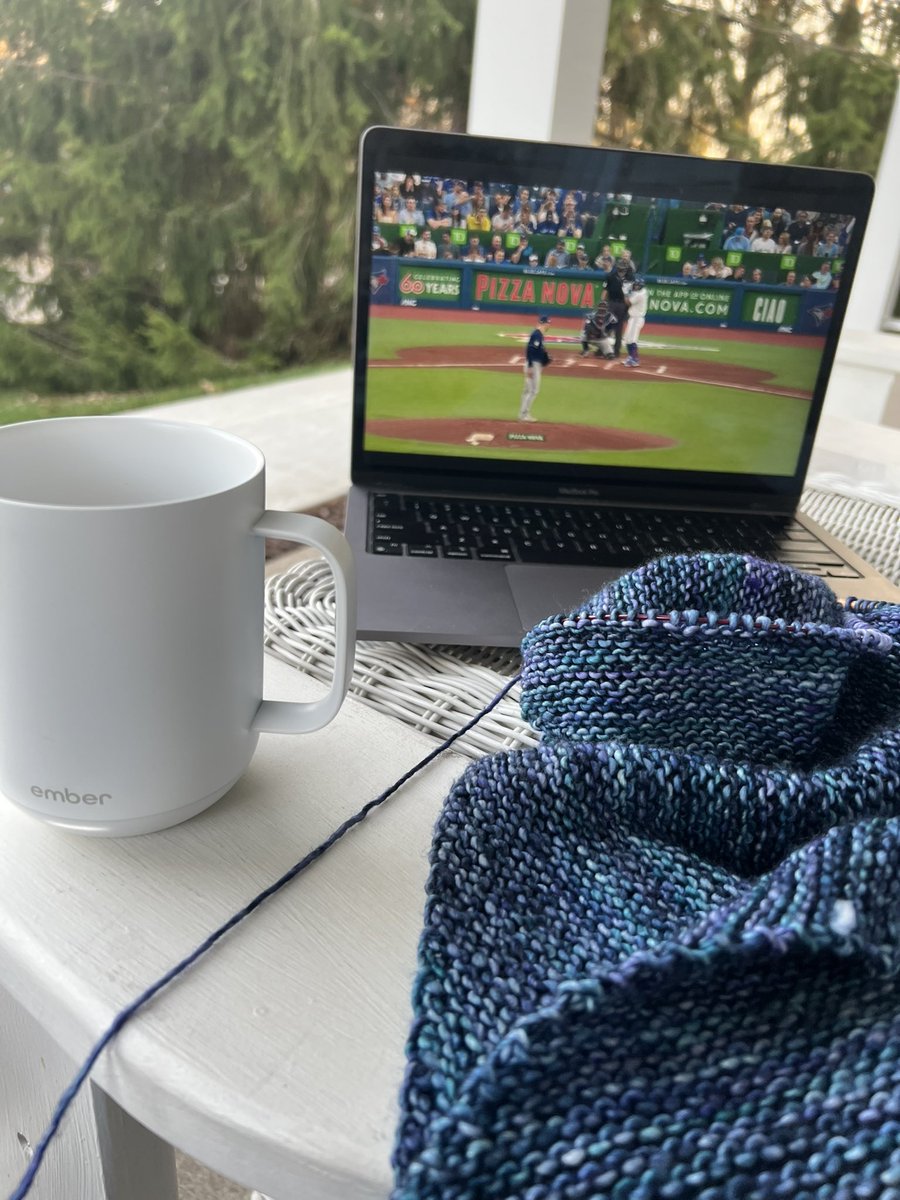 @bevrosenbaum Tea-knitting-Jays-on-the-porch is pretty good too!