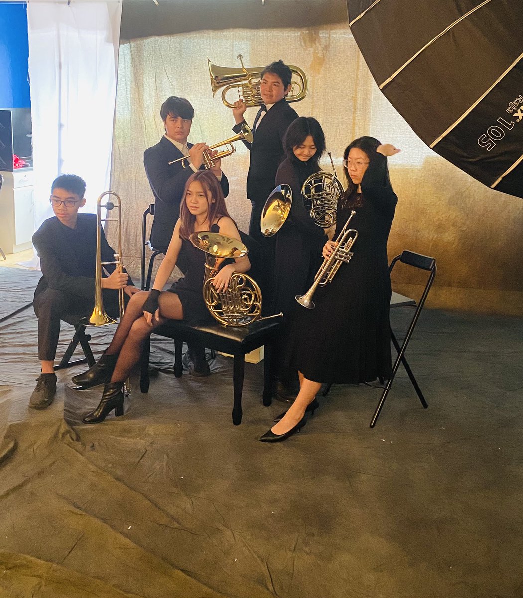 IrisChu1's tweet photo. TIS Summer Concert 2023 kickoff 
TIS Music Ensemble photo shooting in progress 
TIS Brass Ensenble
#TisMacao #TisArts #TisMusic https://t.co/IqcnbA3ArU