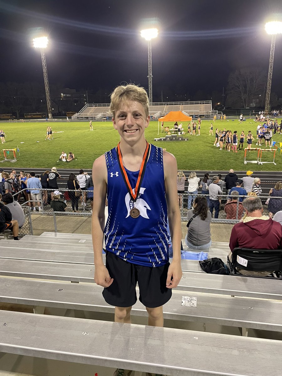 HempfieldAreaTF's tweet photo. Congratulations to sophomore @lmsnider07 for placing 5th in the 3200 with a personal best time of 10:01! https://t.co/BZTCsOFhkk