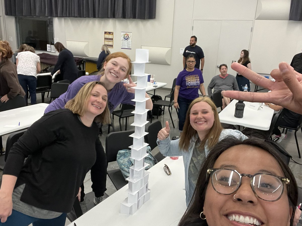 Had a blast at today’s forced family fun! We had lots of things in common, which helped us be the ACTUAL first place winners 😜 PD days aren’t too bad! <a href="/NorthtownNews/">Northtown News</a> @MsWalkerNKC