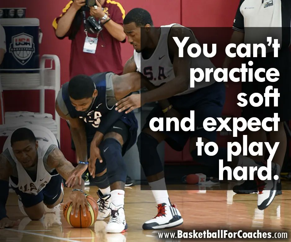 BballCoachMac's tweet photo. You can’t practice soft and expect to play hard. https://t.co/poUexXa7Qk