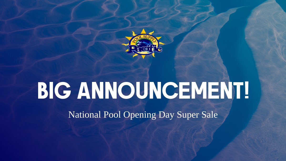 BIG ANNOUNCEMENT - mailchi.mp/pacificpoolsup…
#pacificpoolsupply  #poolstore  #poolstorenearme  #poolsupply  #poolsupplies  #poolsupplynearme #dolphinpoolcleaner