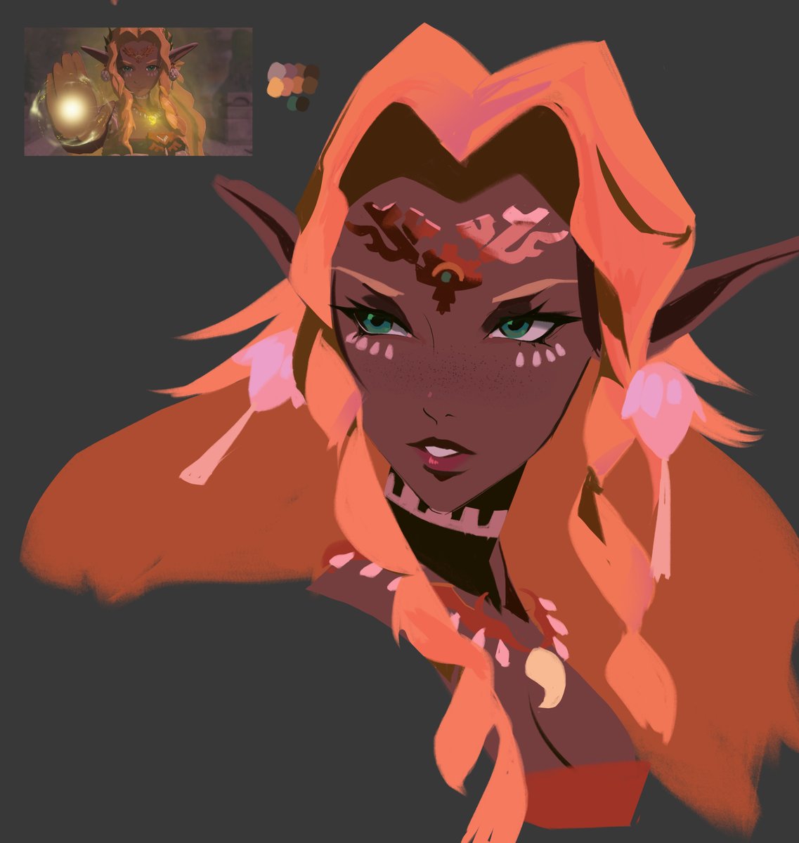 Yeah, had to draw her 💜
#TearsoftheKingdom