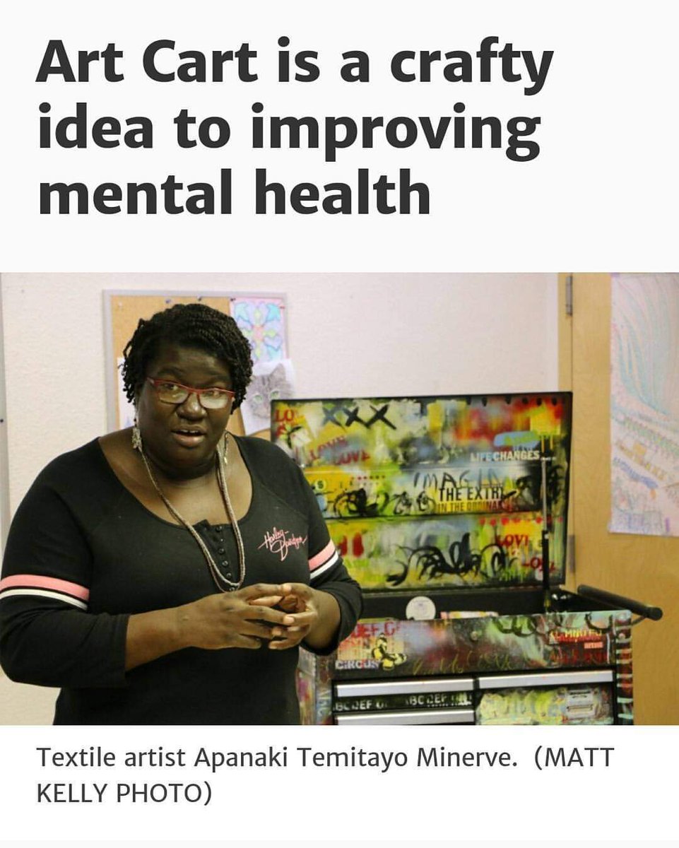 It's been 6 years to the day since this article came out and I'm forever grateful for Lisa Brown Workman Arts, Danica Brown, CAMH and Art Cart! This has positively changed my life! 🙏🏾🙏🏾🙏🏾

Article by Natasha Bruno, Toronto Star

#artcart #workmanarts #torontostar #natashabruno