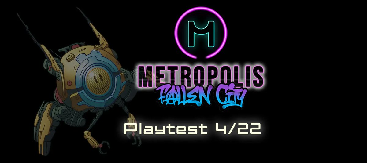 Citizens! Join us for a closed beta playtest next Saturday 4/22. Head over to our site and sign up. You'll receive a newsletter with instructions and access to our new content next week!  🤖  🤖  🤖 
#ccg #blockchaingaming #wax <a href="/WAX_io/">WAX</a> 
 buff.ly/40bRkc7