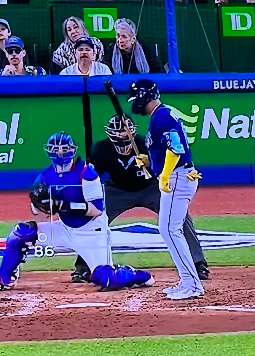 KHinzy's tweet photo. Does Paredes have to do the dishes as soon he’s done his at bat? https://t.co/FYiOlAfVBl
