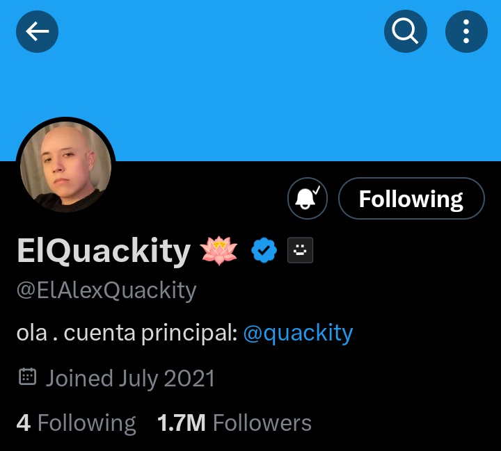 Quackity Notifications on Twitter "Quackity also changed his name on his main and alt accounts!"